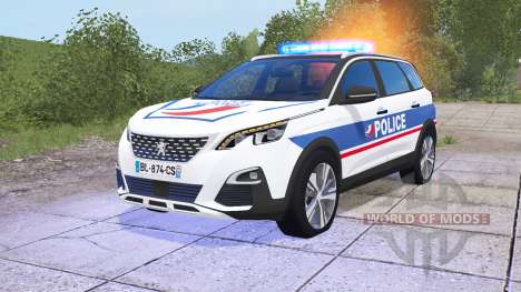 Peugeot 5008 Police National for Farming Simulator 2017
