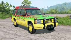 Gavril Roamer Tour Car Jurassic Park v4.2 for BeamNG Drive