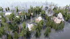 Flooded village for MudRunner