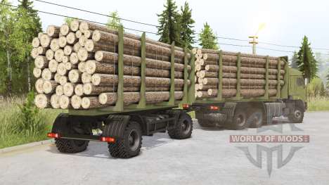 Kamaz 65225 for Spin Tires