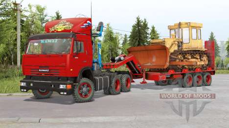 Kamaz 54115 6 x6 for Spin Tires