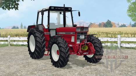 International 1455 A added wheels for Farming Simulator 2015