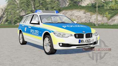 BMW 318d Touring Polizei FuStW (F31) 2015 for Farming Simulator 2017