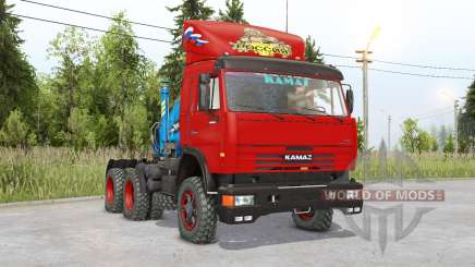Kamaz 54115 6 x6 for Spin Tires