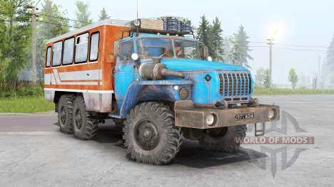Ural 4320-10〡s cargoes for Spin Tires