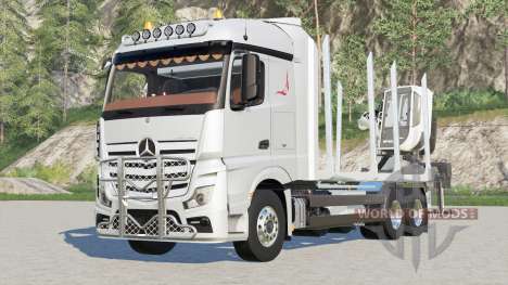 Mercedes-Benz Actros Timber Truck for Farming Simulator 2017