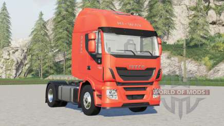 Iveco Stralis Hi-Way 2-axis, 3-axis, 4-axis tractor 2015 for Farming Simulator 2017