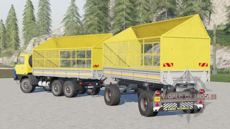 Tatra T815 6x6.1 Agro〡ivory yellow for Farming Simulator 2017