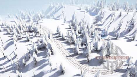 Winter Terrace for Spintires MudRunner