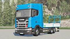 Scania S-series Highline〡platform for bale v1.3 for Farming Simulator 2017
