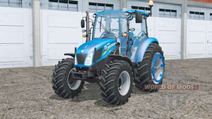 New Holland T4.75〡animated doors and windows for Farming Simulator 2015