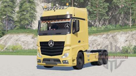 Mercedes-Benz Actros (MP4) 6x6〡four engines for Farming Simulator 2017