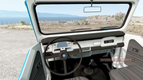 Toyota Land Cruiser Canvas Top (FJ40) 1980 for BeamNG Drive
