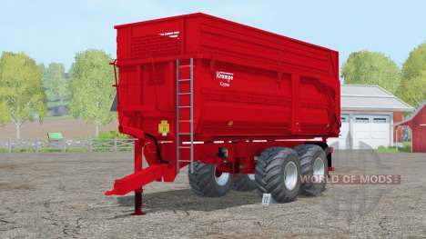Krampe Big Body 650 S〡steerable axle for Farming Simulator 2015