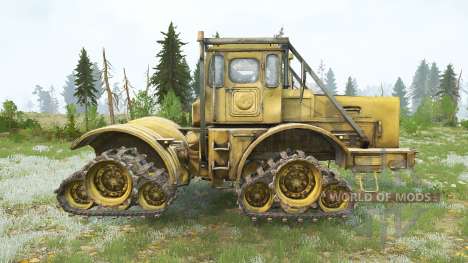 Kirovets K-700A on tracked course for Spintires MudRunner