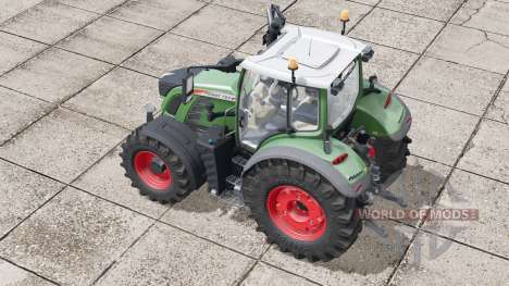 Fendt 700 Vario〡wide tyres with weights for Farming Simulator 2017