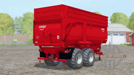 Krampe Big Body 650 S〡steerable axle for Farming Simulator 2015