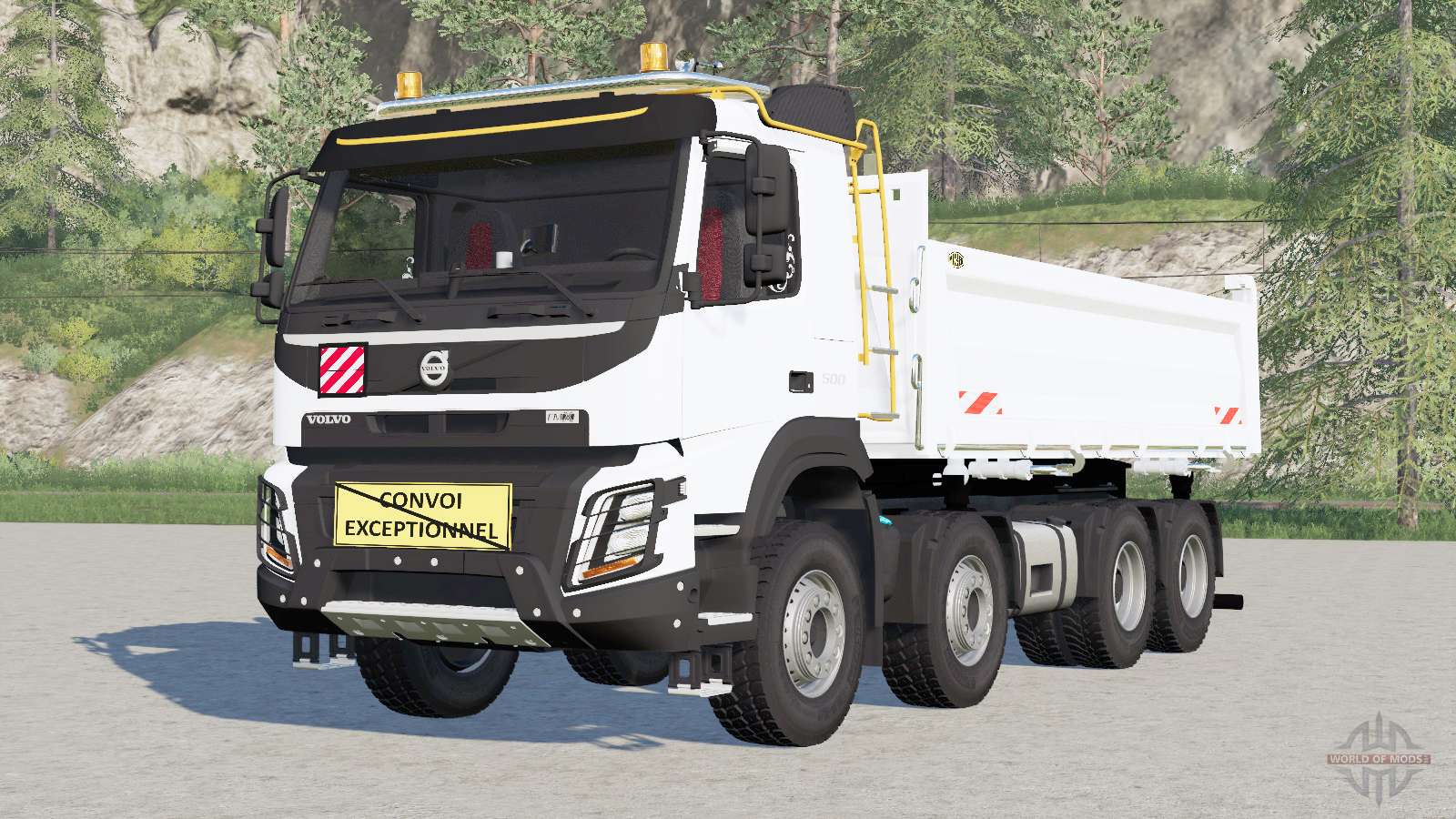 Volvo FMX 500 8x4 Day Cab Meiller-Kipper for Farming Simulator 2017