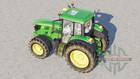 John Deere 6M series〡2 lights were added above for Farming Simulator 2017