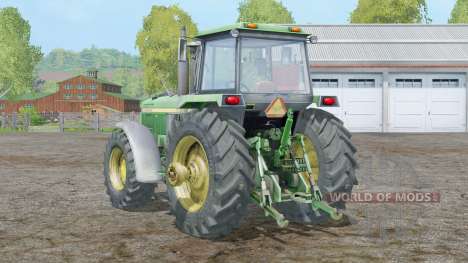 John Deere 4755〡dual rear wheels for Farming Simulator 2015