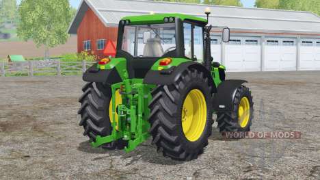 John Deere 6115M〡two versions tractors for Farming Simulator 2015
