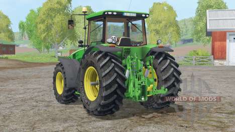 John Deere 8370R〡folding front linkage for Farming Simulator 2015