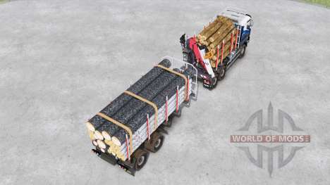Sisu C600 Timber Truck for Spin Tires