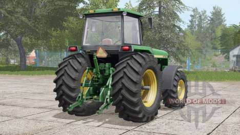 John Deere 4755〡wide wheels for Farming Simulator 2017