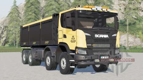 Scania G 370 XT 8x8 tipper〡FS Miners Edition for Farming Simulator 2017