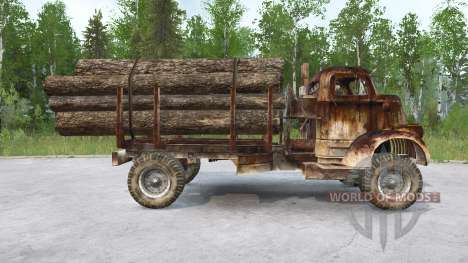 Chevrolet COE Timber Truck for Spintires MudRunner