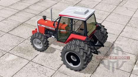 Massey Ferguson 297 Turbo〡dual rear wheels for Farming Simulator 2017