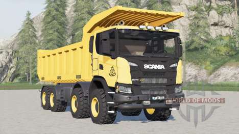 Scania G 370 XT 8x8 dump truck 2017 for Farming Simulator 2017
