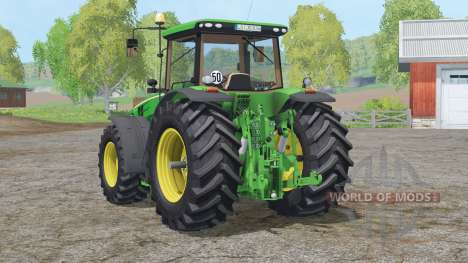 John Deere 8370R〡changed front hydraulic for Farming Simulator 2015
