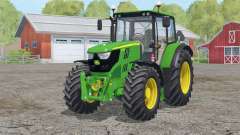 John Deere 6115M〡two versions tractors for Farming Simulator 2015