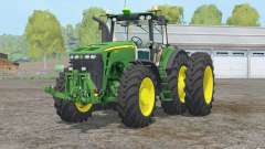 John Deere 8530〡weights to the rear wheels for Farming Simulator 2015