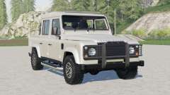 Land Rover Defender 110 4x4 Double Cab Pickup for Farming Simulator 2017