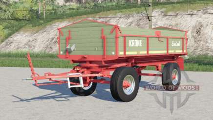 Krone DK 220-8〡to transport bulk goods and bales for Farming Simulator 2017