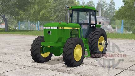 John Deere 4060 series〡with or without fenders for Farming Simulator 2017