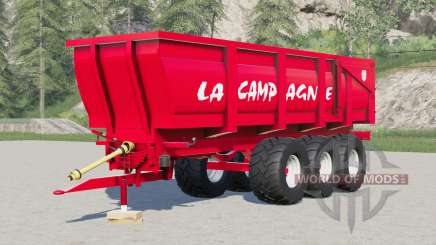La Campagne three-axle dump trailer for Farming Simulator 2017