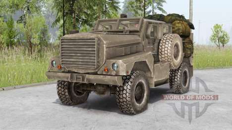 Cougar 4x4 MRAP 2003 for Spin Tires