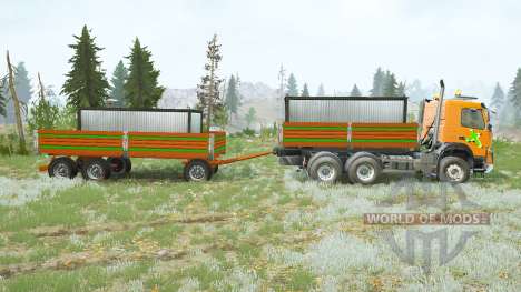 Volvo FMX 500 6x6 tractor Day Cab v2.0 for Spintires MudRunner