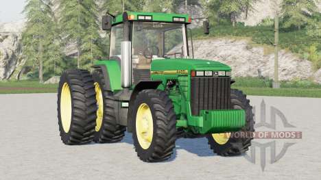 John Deere 8400〡with or without front fenders for Farming Simulator 2017