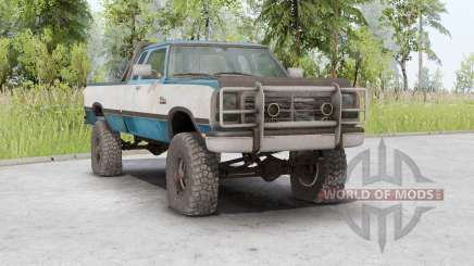Dodge Power Ram 250 Club Cab 1990 for Spin Tires