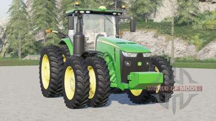 John Deere 8R series〡44 wheels configurations for Farming Simulator 2017