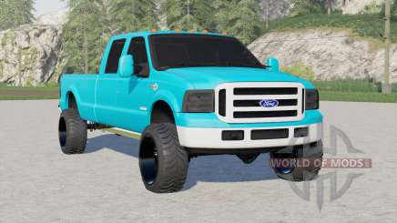 Ford F-350 Super Duty King Ranch Crew Cab 2006〡exhaust config for Farming Simulator 2017