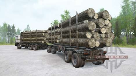 Volvo F12 Timber Truck for Spintires MudRunner