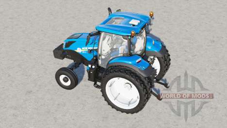New Holland T6 series〡selectable front weights for Farming Simulator 2017
