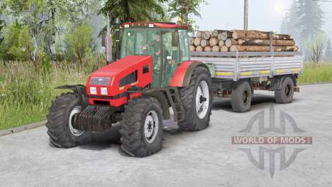 MTZ-1523 Belarus〡movable front axle for Spin Tires