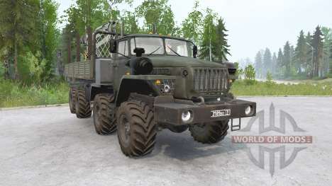 Ural-6614 for Spintires MudRunner