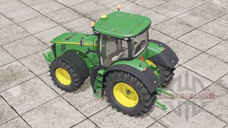 John Deere 8R series〡new exhaust effects for Farming Simulator 2017